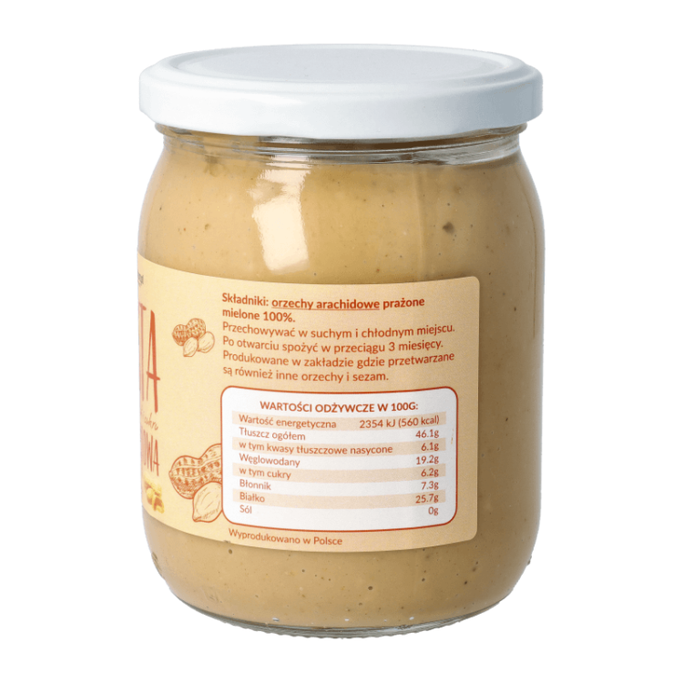 Pasta Orzechowa Crunchy z kawalkami orzechow 500g. ( bakaliowyswiat.pl ).png