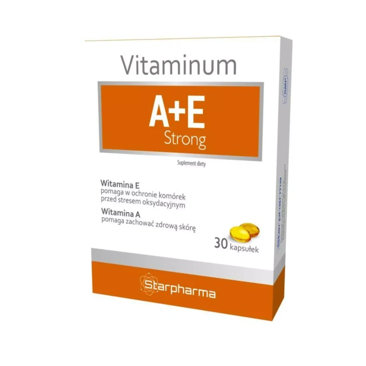 Vitaminum A+E 30 kapsułek Starpharma  ( bakaliowyswiat.pl ).webp