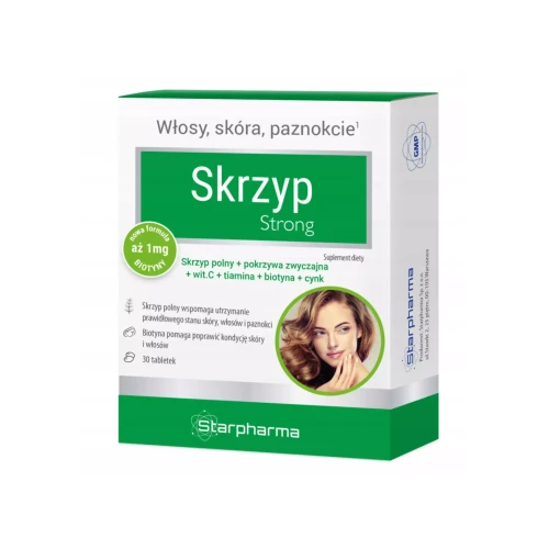 Skrzyp STRONG 30 tabletek Starpharma ( bakaliowyswiat.pl).webp