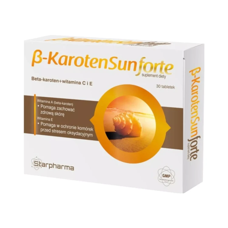 Beta-Karoten Sun Forte 30 tabletek Starpharma ( bakaliowyswiat.pl ).webp