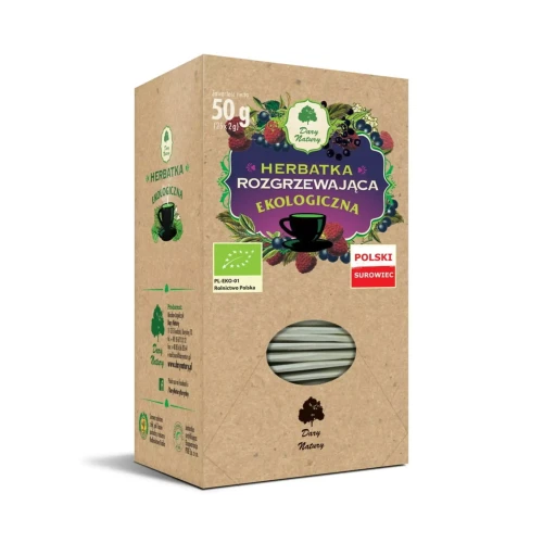 Rozgrzewająca herbatka ekologiczna 25x2g - Dary Natury ( bakaliowyswiat.pl ).webp