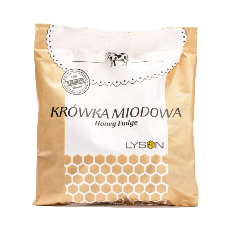 Krówka miodowa mleczna 220g Łysoń ( bakaliowyswiat.pl ).webp
