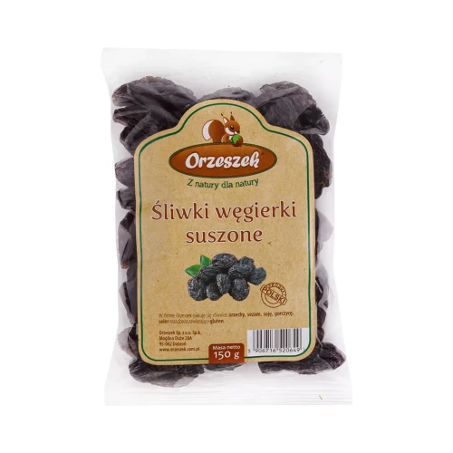 Śliwki węgierki suszona 150g Orzeszek ( bakaliowyswiat.pl ).webp