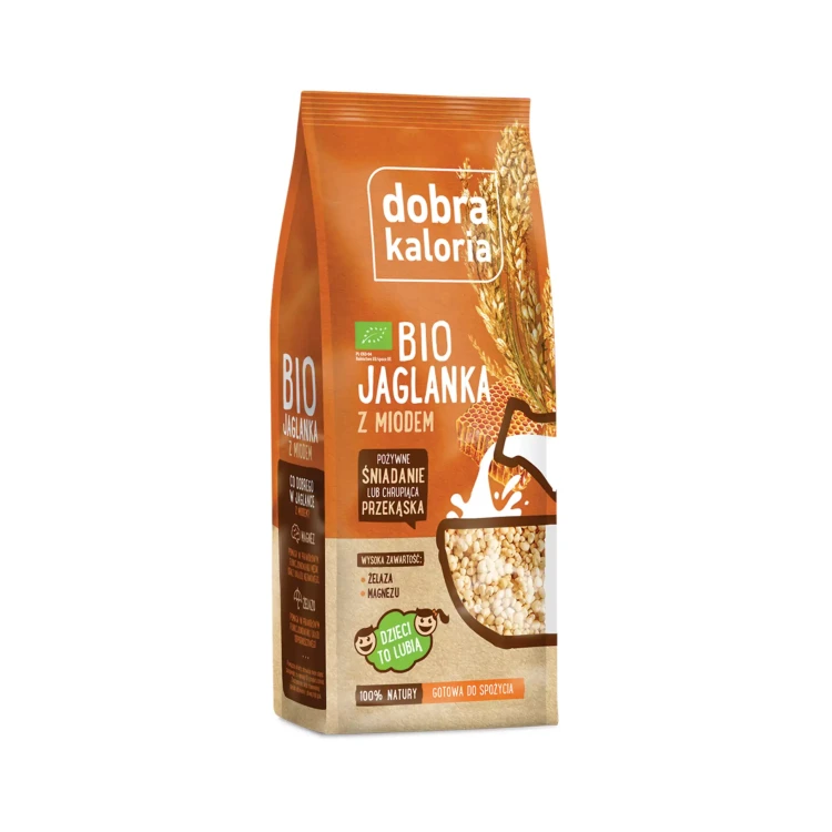 Jaglanka z miodem BIO 120g Dobra Kaloria ( bakaliowyswiat.pl ).webp