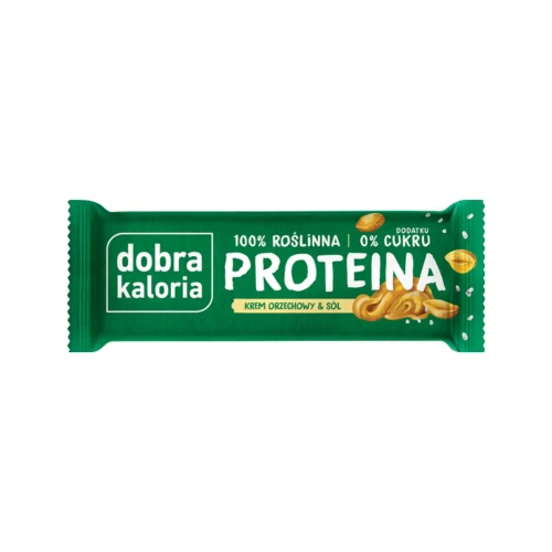 Baton proteinowy krem orzechowy i sól 45g Dobra Kaloria.webp