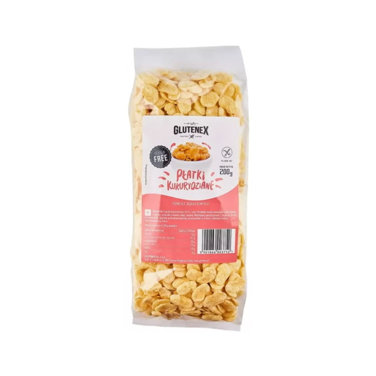 Płatki kukurydziane 200g Glutenex ( bakaliowyswiat.pl ).webp
