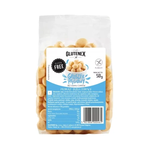 Bezglutenowy groszek ptysiowy bez cukru 50 g Glutenex ( bakaliowyswiat.pl ).webp