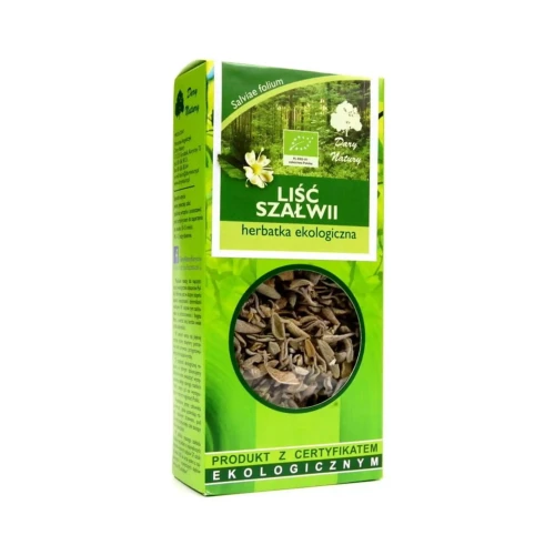 Herbatka liść szałwia EKO 25g Dary Natury ( bakaliowyswiat.pl ).webp