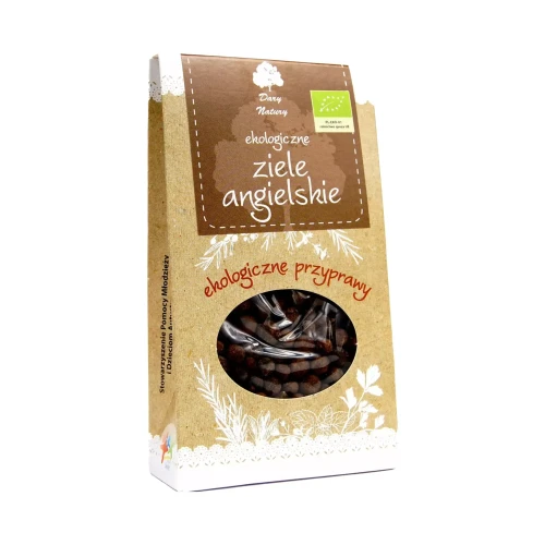 Ekologiczne ziele angielskie 50 g Dary Natury ( bakaliowyswiat.pl ).webp