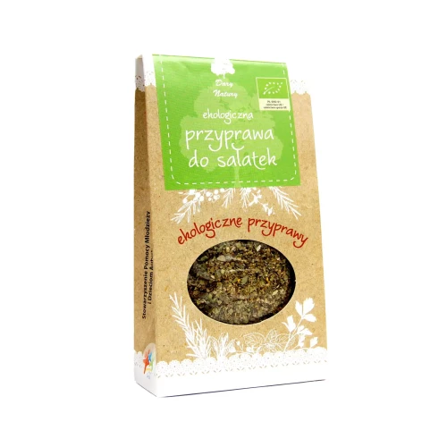 Ekologiczna przyprawa do sałatek 30 g Dary Natury ( bakaliowyswiat.pl ).webp