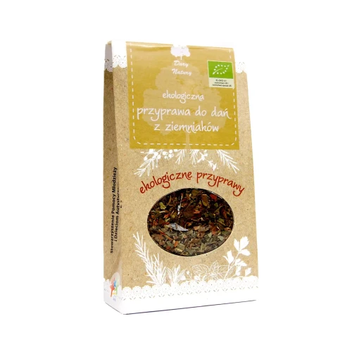 Ekologiczna przyprawa do dań z ziemniaków 30 g Dary Natury ( bakaliowyswiat.pl ).webp