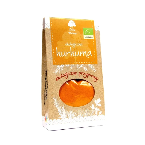 Ekologiczna kurkuma 50 g Dary Natury ( bakaliowyswiat.pl ).webp