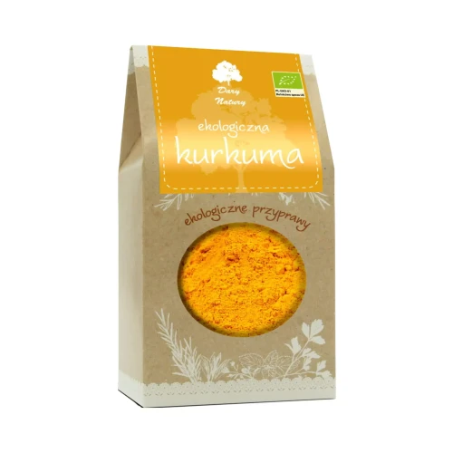 Ekologiczna kurkuma 200 g Dary Natury  ( bakaliowyswiat.pl ).webp