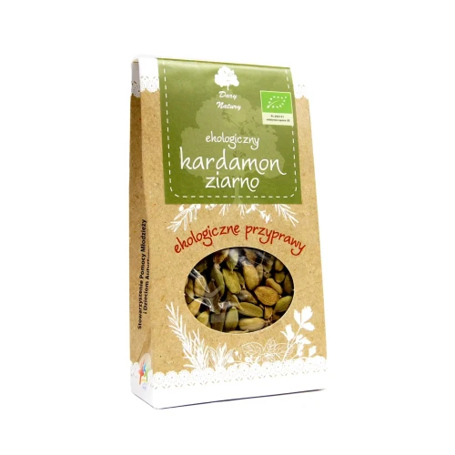 Ekologiczny kardamon ziarno 40 g Dary Natury ( bakaliowyswiat.pl ).webp