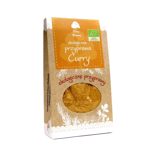 Ekologiczna przyprawa curry 60 g Dary Natury.webp