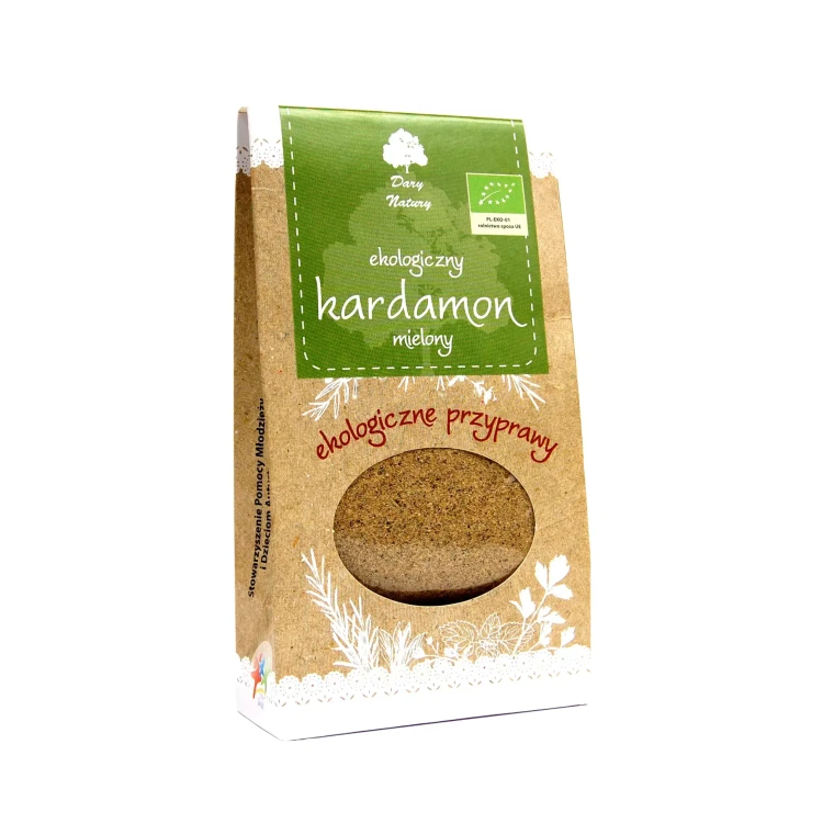 Ekologiczny kardamon mielony 50 g Dary Natury.webp
