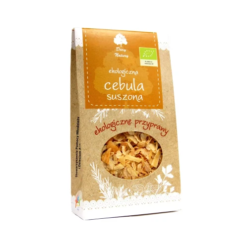 Ekologiczna cebula suszona 40 g Dary Natury.webp