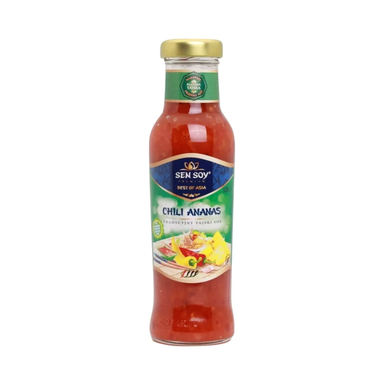 Tradycyjny sos tajski - Chili i Ananas 320 g Sen Soy.webp