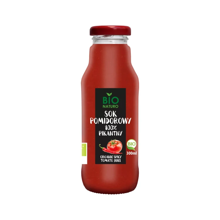 Ekologiczny sok pomidorowy z chili 300 ml Bio Naturo.webp