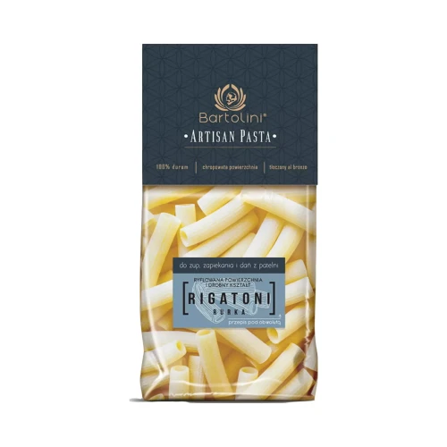 Artisan Makaron Durum - rurki (Rigatoni) 300 g Bartolini.webp
