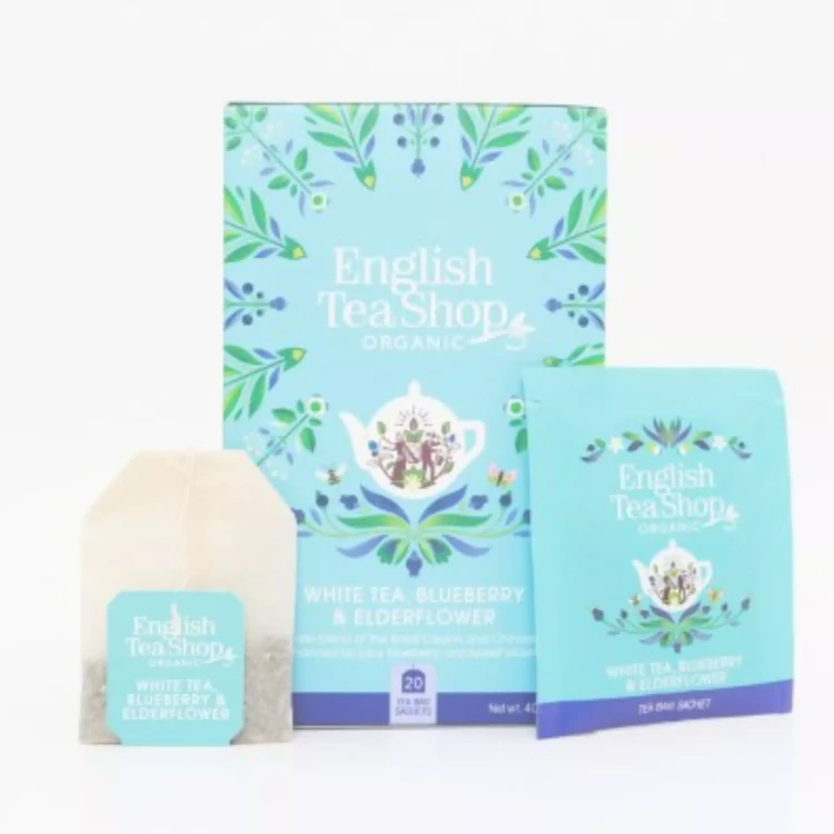 Organiczna herbata biała z dzikim bzem i borówką English Tea Shop 2.webp