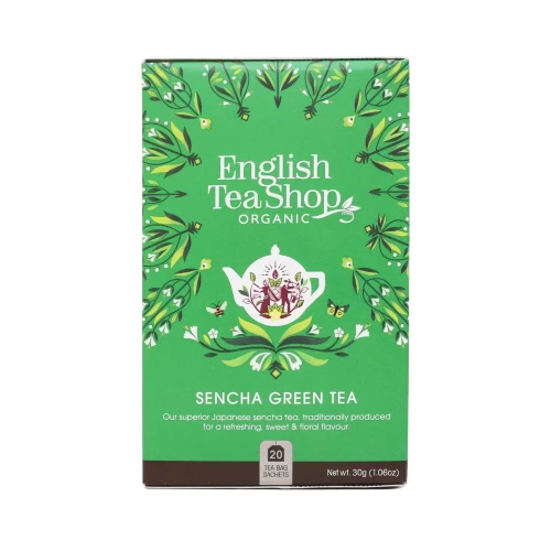 Organiczna zielona herbata Sencha English Tea Shop.webp