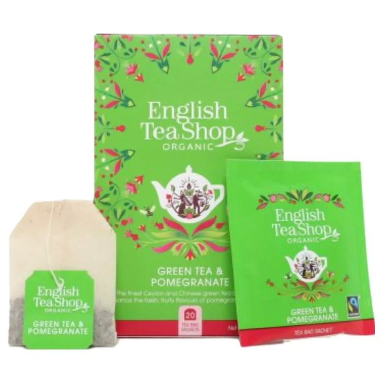 Organiczna herbata zielona z granatem English Tea Shop 2.webp