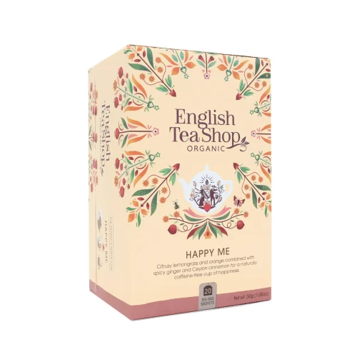 Organiczna herbatka ziołowa z trawy cytrynowej z jabłkiem. skórką pomarańczy i przyprawami - Happy Me English Tea Shop.webp