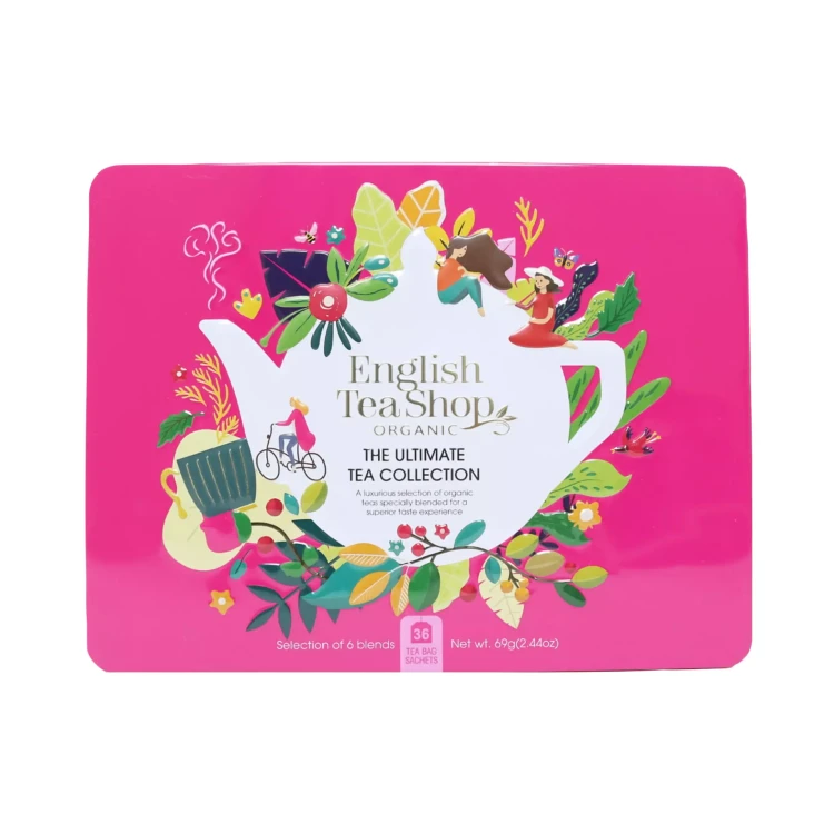 Kolekcja herbat w metalowej puszce The Ultimate Tea Collection English Tea Shop.webp
