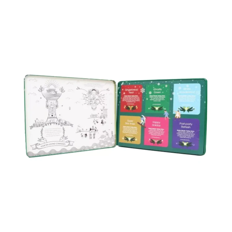Świąteczny zestaw  herbat ekologicznych PREMIUM HOLIDAY COLLECTION English Tea Shop zielone 2.webp