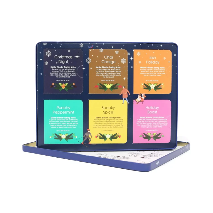 Świąteczny zestaw  herbat ekologicznych PREMIUM HOLIDAY COLLECTION English Tea Shop niebieskie 2.webp