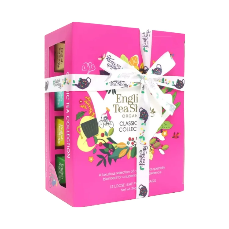 Zestaw herbat ekologicznych w piramidkach Classic Tea Collection English Tea Shop.webp