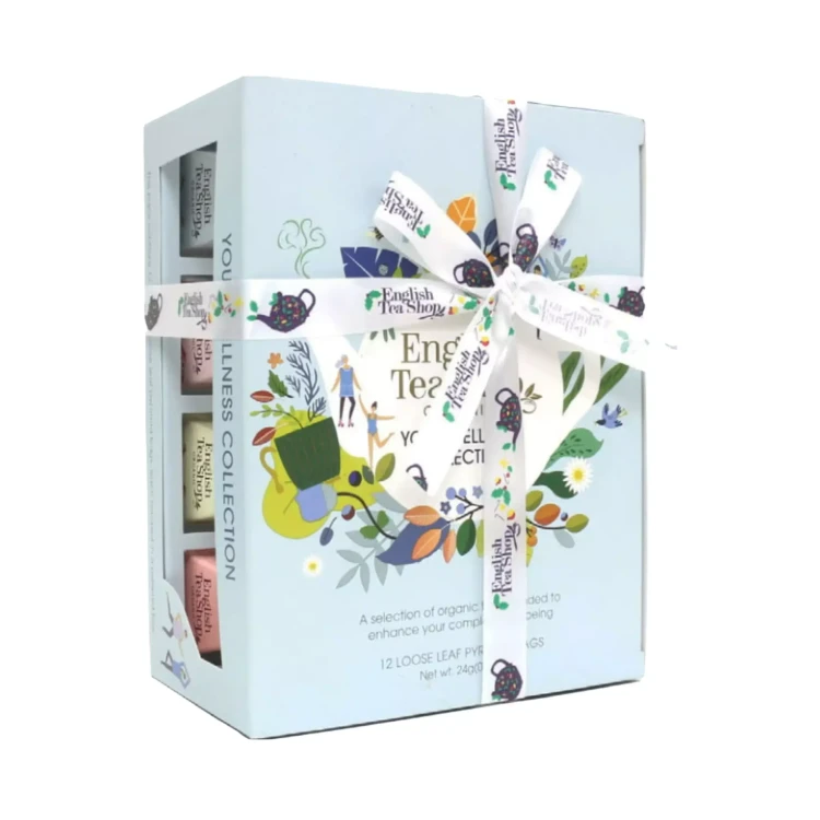 Zestaw herbat ekologicznych w piramidkach Your Wellness Collection English Tea Shop.webp