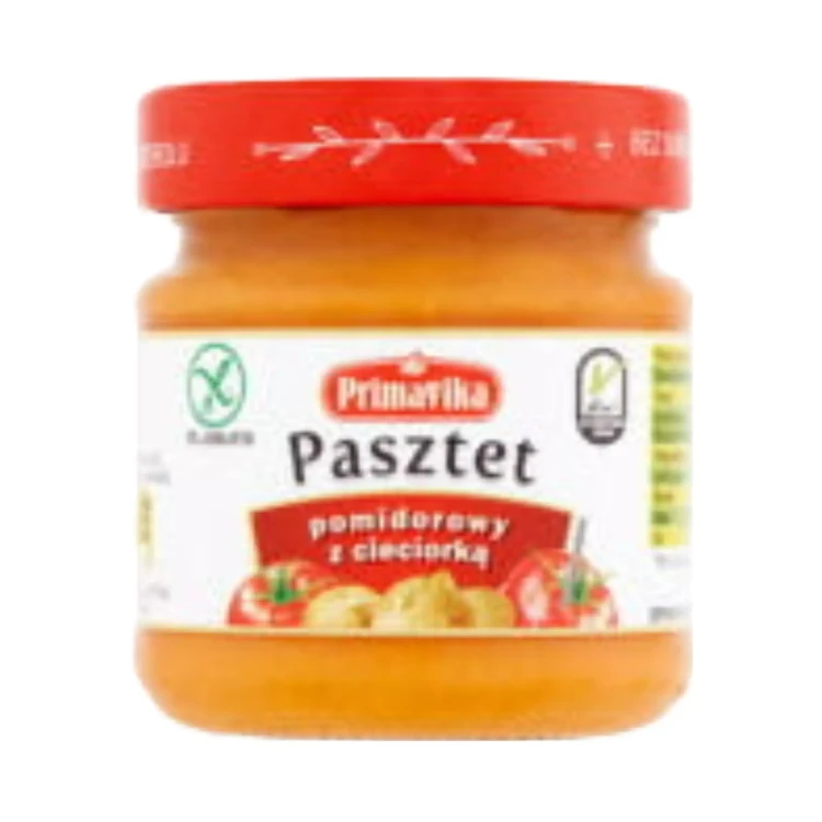 Pasztet pomidorowy z cieciorką 160 g Primavika.webp