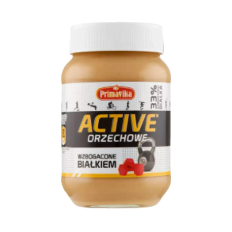 Active  + pasta orzechowa wzbogacona białkiem 470 g Primavika.webp