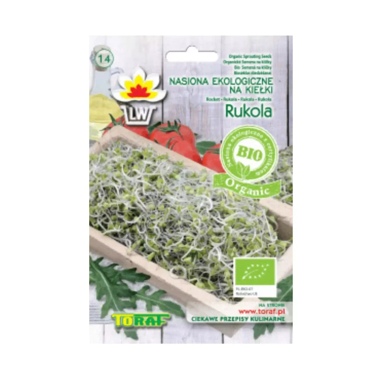 Kiełki BIO Organic – Rukola 10 g Toraf-kopia.webp