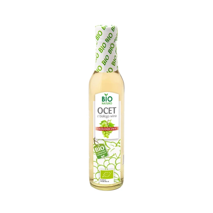 Ekologiczny ocet z białego wina BIO 250 ml Bio Naturo.webp