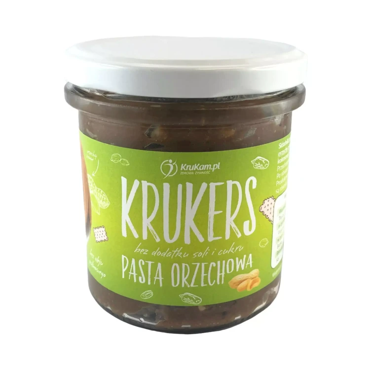 Chrupiąca pasta orzechowa Krukers 300 g Krukam.webp