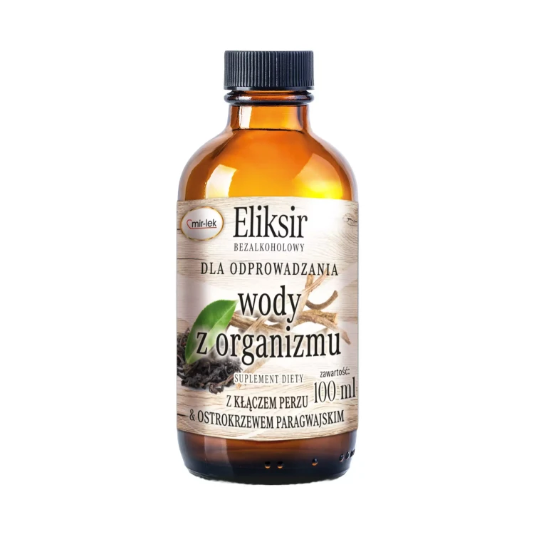 Eliksir bezalkoholowy dla odprowadzania wody z organizmu Mir-Lek.webp