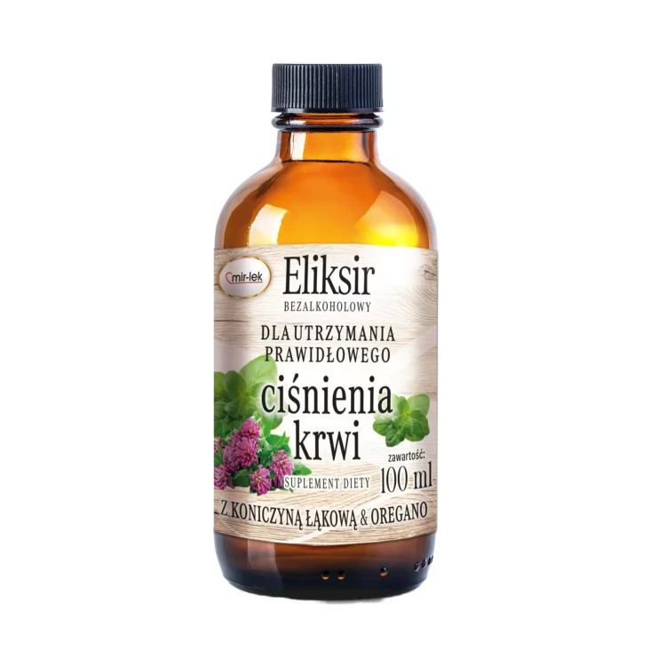 Eliksir bezalkoholowy dla utrzymania prawidłowego ciśnienia krwi Mir-Lek.webp