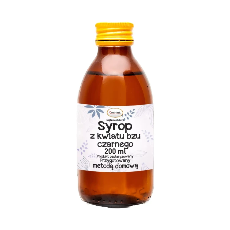 Syrop z kwiatu bzu czarnego 200 ml Mir-Lek.webp