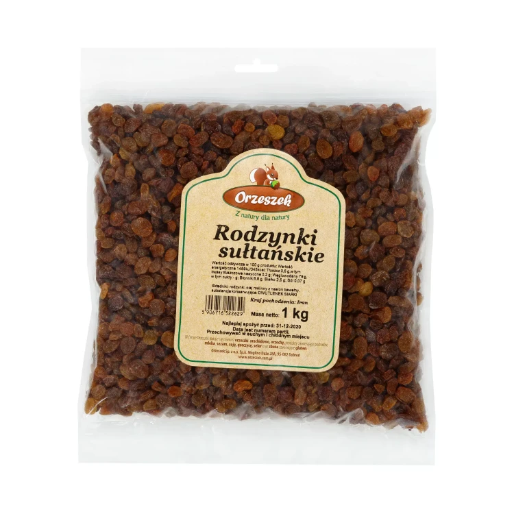 Rodzynki sułtańskie Orzeszek 1kg.webp