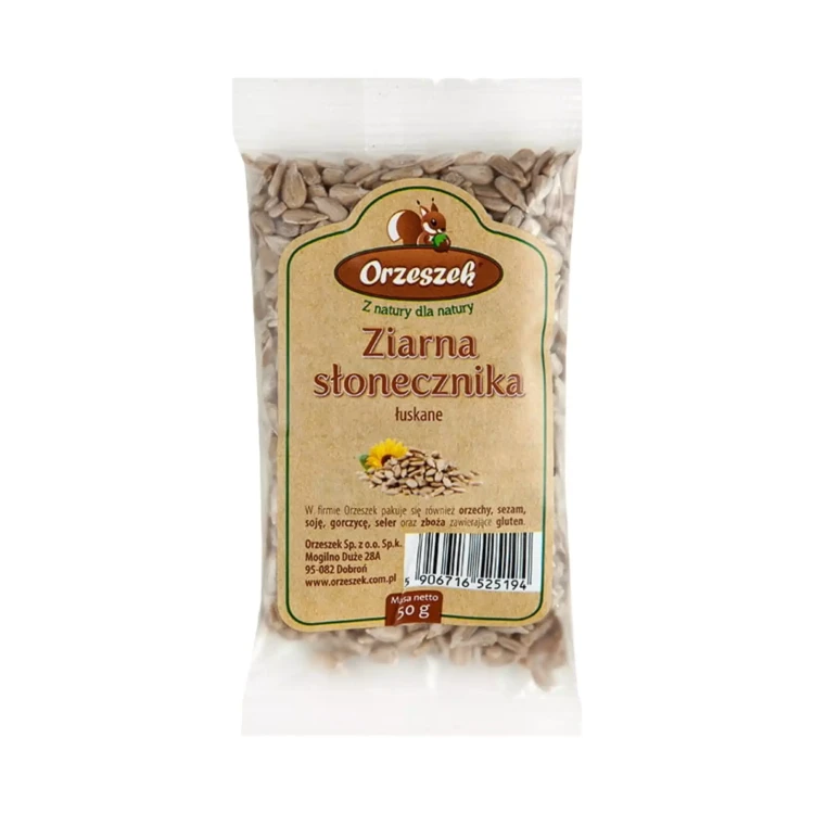 Ziarna słonecznika łuskane Orzeszek 50g.webp