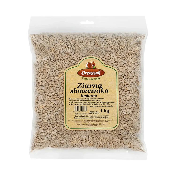 Ziarna słonecznika łuskane Orzeszek 1kg.webp