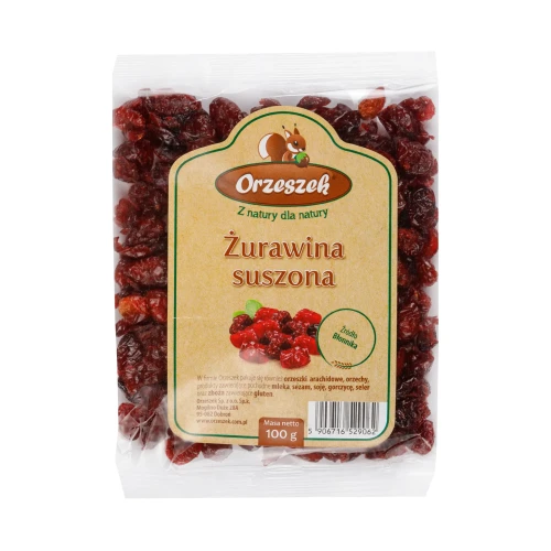 Żurawina suszona Orzeszek 100g.webp