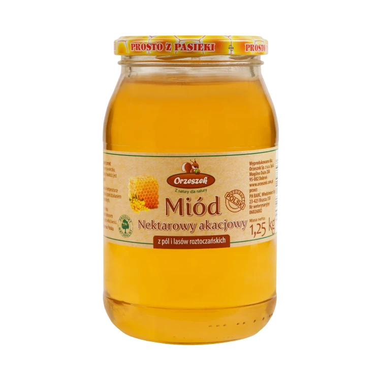 Miód nektarowy akacjowy Orzeszek.webp