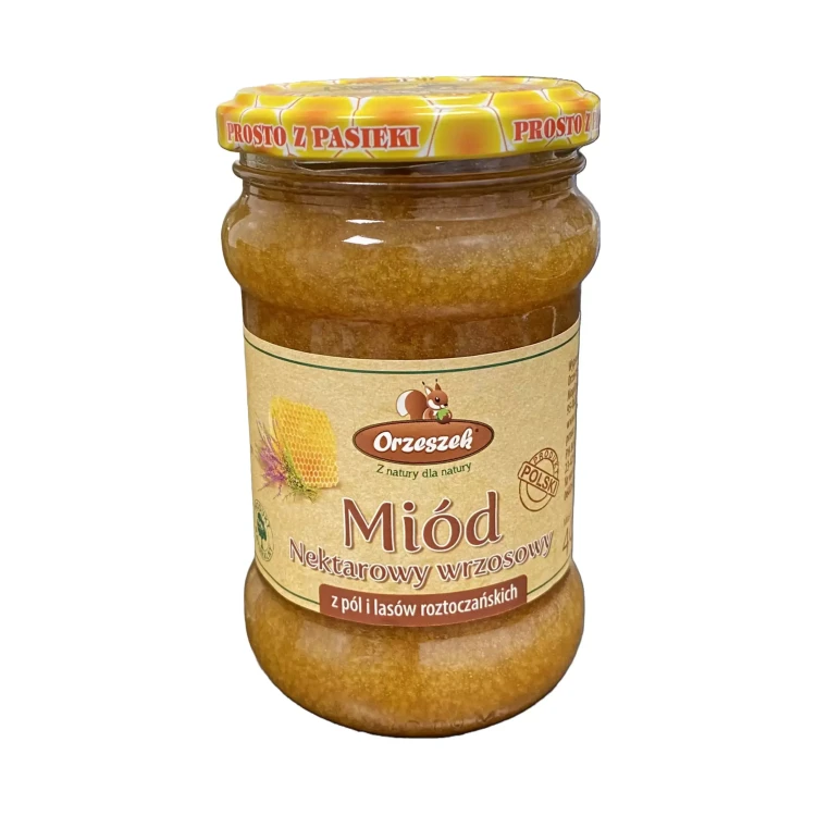 Miód nektarowy wrzosowy Orzeszek.webp