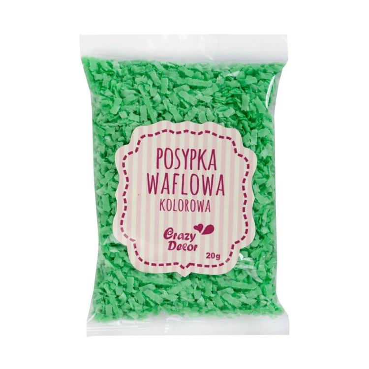 posypka waflowa kolorowa zielona 20g.webp