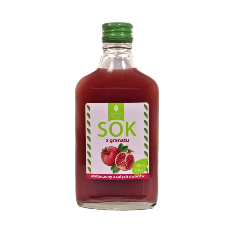 Sok Tłoczony z granatu 200 ml Zielona Tłocznia.webp