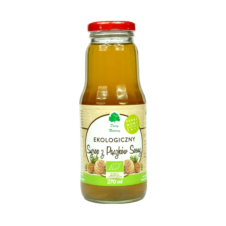 Syrop z pączków sosny EKO 270ml Dary Natury .webp